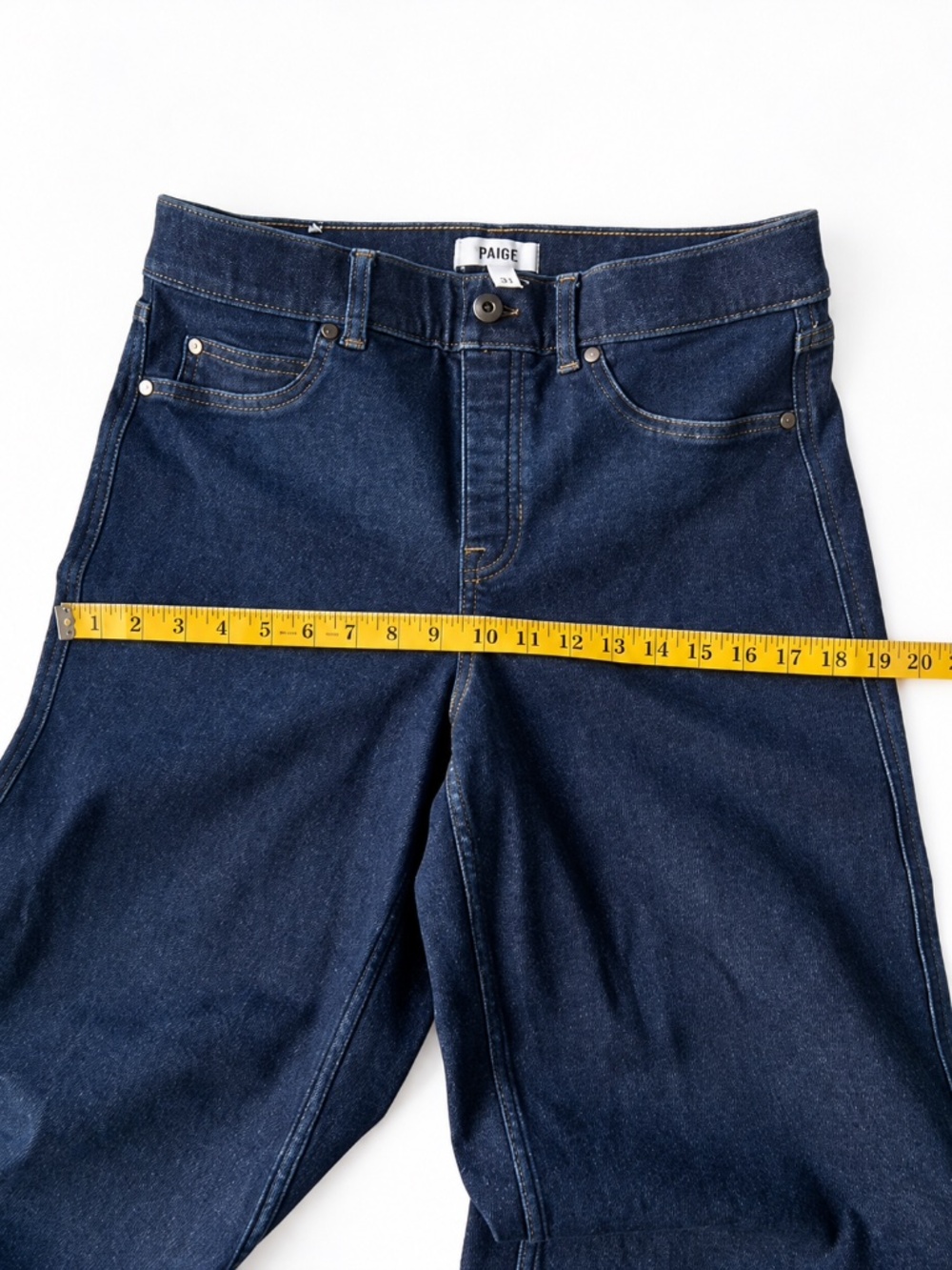 SPANX Pull On Dark Indigo Wide-Leg Jeans — Women’s Size Large